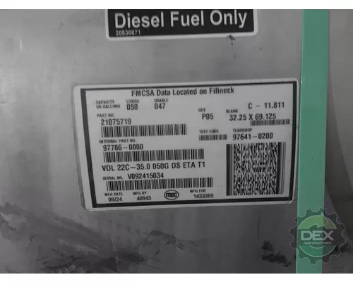 MACK  Fuel Tank