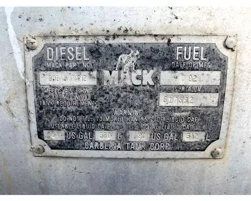 MACK  Fuel Tank