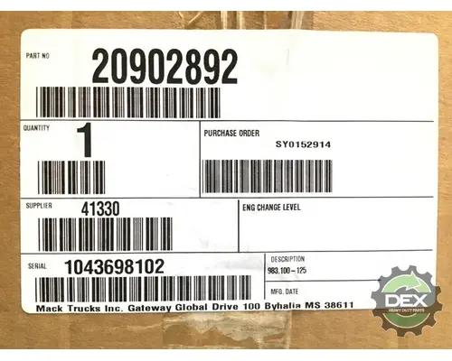 MACK  Headlamp Assembly