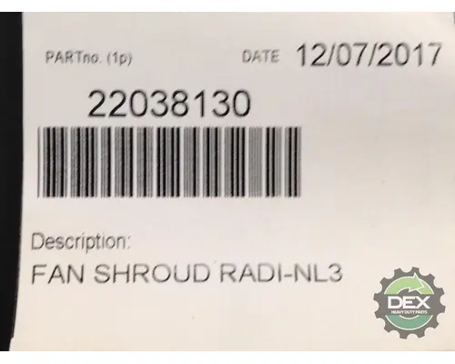 MACK  Radiator Shroud