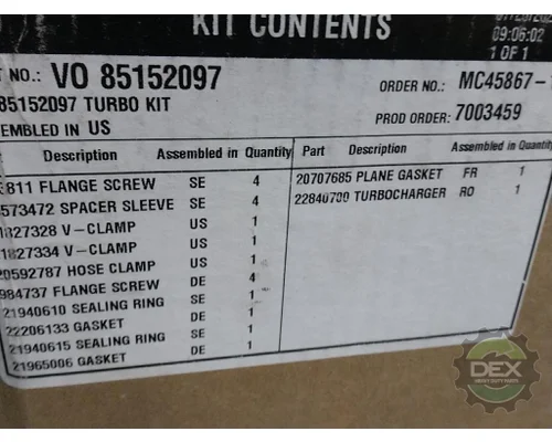MACK  Turbocharger  Supercharger