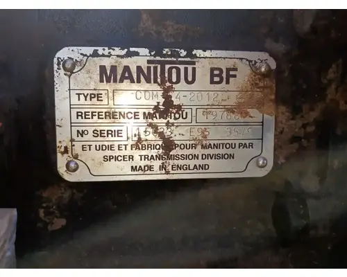 MANITOU COM-T4-2012 Transmission Assembly