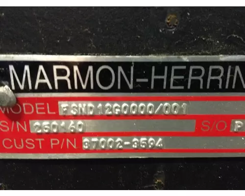 MARMON HERRINGTON FSND 12G Front Axle Assembly