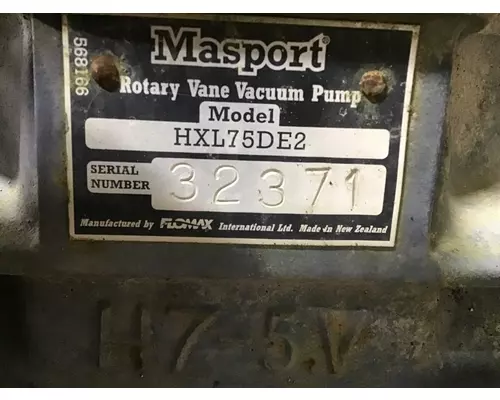 MASPORT HXL 75V VACUUM PUMP