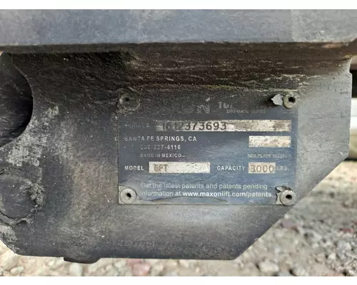 MAXON GPT SERIES LIFT GATE ASSEMBLY