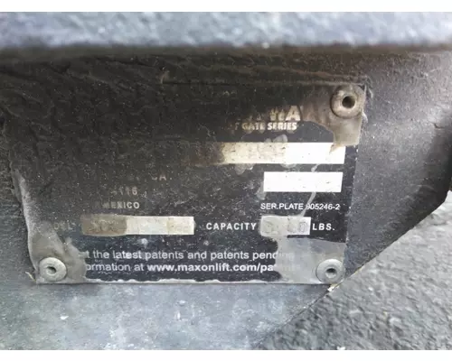MAXON GPT SERIES LIFT GATE ASSEMBLY