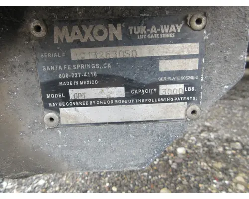 MAXON M2-106 Lift Gate