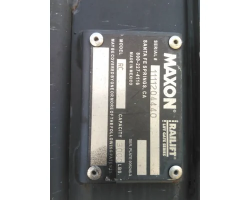 MAXON RC SERIES LIFTGATE ASSEMBLY