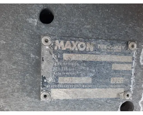 MAXON TE-33 SERIES LIFT GATE ASSEMBLY