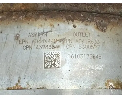 MCI J4500 DPF (Diesel Particulate Filter)