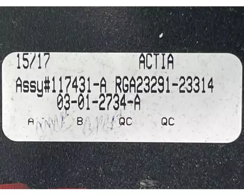 MCI J4500 Instrument Cluster