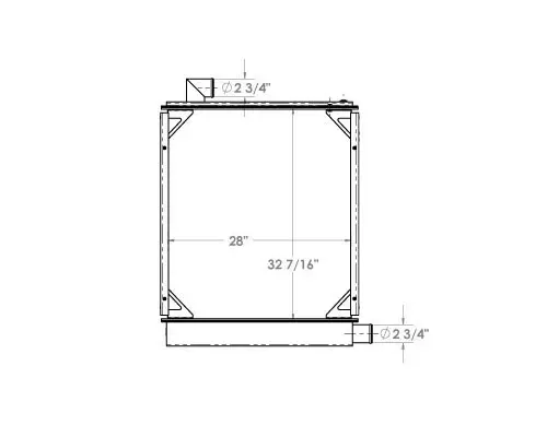 MCI J4500 RADIATOR ASSEMBLY