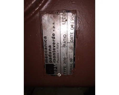MECCANICA PADANA MONTEVE 208 TRANSFER CASE ASSEMBLY