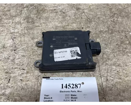 MERCEDES-BENZ A0004463349 Electronic Parts, Misc.