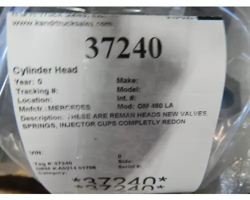 MERCEDES MBE4000 Cylinder Head