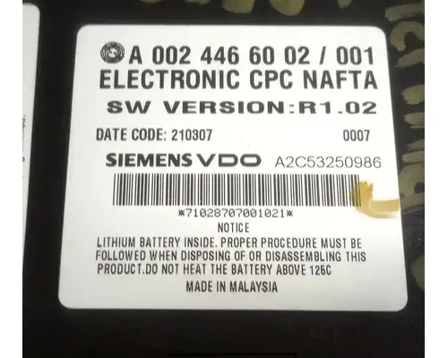 MERCEDES MBE4000 Electronic Engine Control Module