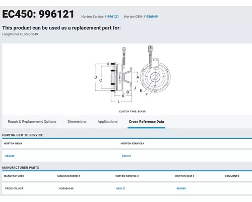 MERCEDES MBE900 Fan Clutch