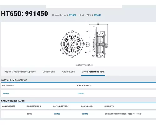 MERCEDES MBE900 Fan Clutch