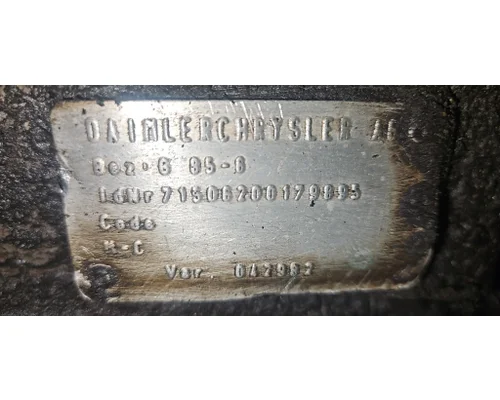 MERCEDES MBT-660 Transmission Assembly