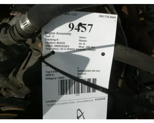 MERCEDES OM 352 Engine Assembly