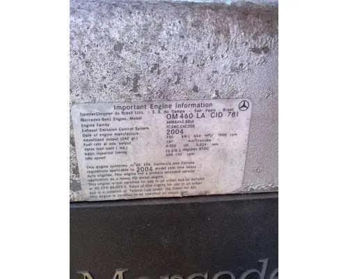 MERCEDES OM460LA Engine Assembly