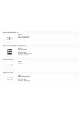 MERCEDES OM460 Engine Reman Kit