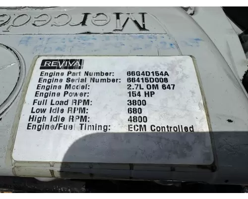 MERCEDES OM647 Engine Assembly