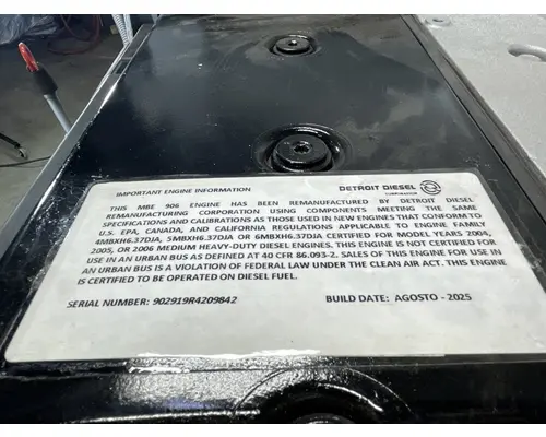 MERCEDES OM906 EGR Engine Assembly