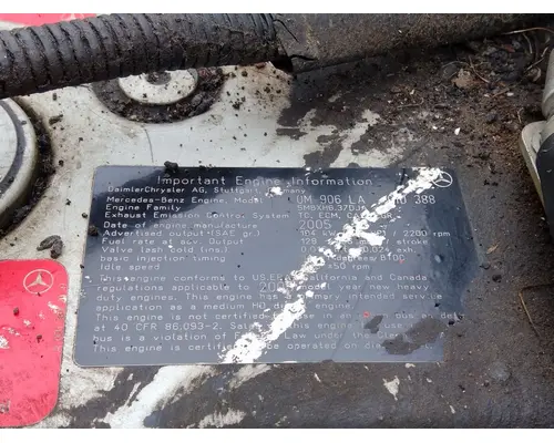 MERCEDES OM906-LA-MBE906 EPA 04 ENGINE ASSEMBLY