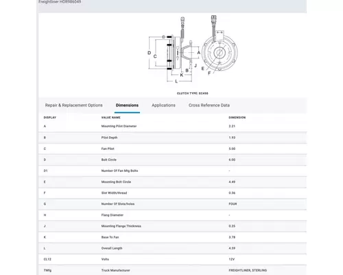 MERCEDES OM924LA Fan Clutch