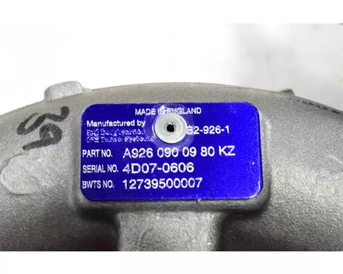 MERCEDES OM926 LA Turbocharger  Supercharger