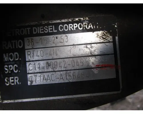 MERCEDES RT40-4N Rear End