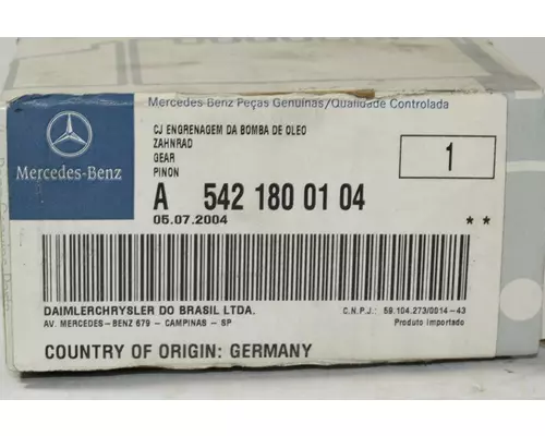 MERCEDES  Oil Pump