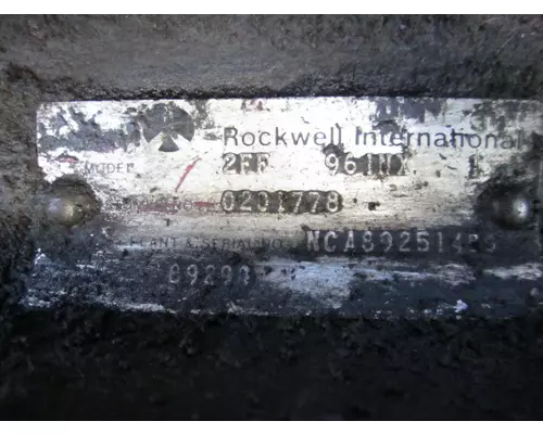 MERITOR-ROCKWELL FF-961 AXLE ASSEMBLY, FRONT (STEER)
