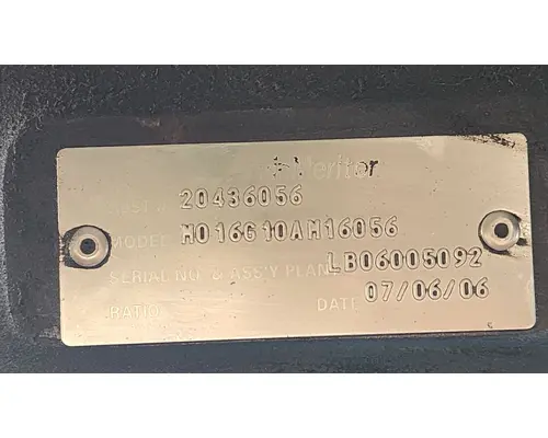 MERITOR/ROCKWELL M016G10AM Transmission