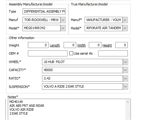 MERITOR-ROCKWELL MD2014XR342 CUTOFF - SINGLE AXLE