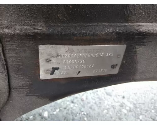 MERITOR-ROCKWELL MD2014X AXLE ASSEMBLY, REAR (FRONT)
