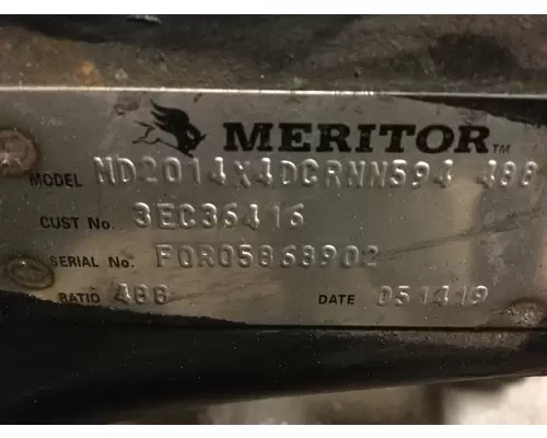 MERITOR-ROCKWELL MDL2014X AXLE HOUSING, REAR (FRONT)