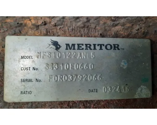 MERITOR-ROCKWELL MFS-10-122A AXLE ASSEMBLY, FRONT (STEER)