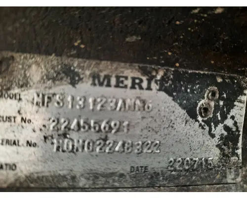 MERITOR-ROCKWELL MFS-13-123A AXLE ASSEMBLY, FRONT (STEER)