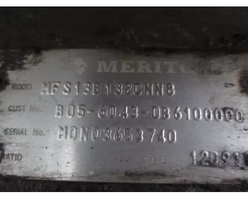 MERITOR-ROCKWELL MFS-13B-132C-N AXLE ASSEMBLY, FRONT (STEER)