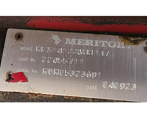 MERITOR-ROCKWELL MFS-14-122A AXLE ASSEMBLY, FRONT (STEER)