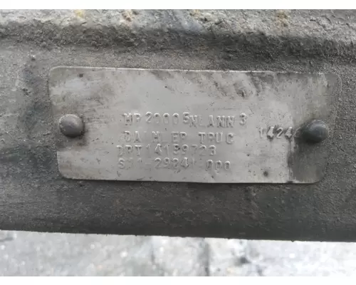 MERITOR-ROCKWELL MR20005 AXLE, TAG