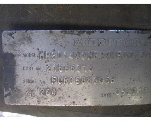 MERITOR-ROCKWELL MR2014XR264 DIFFERENTIAL ASSEMBLY REAR REAR