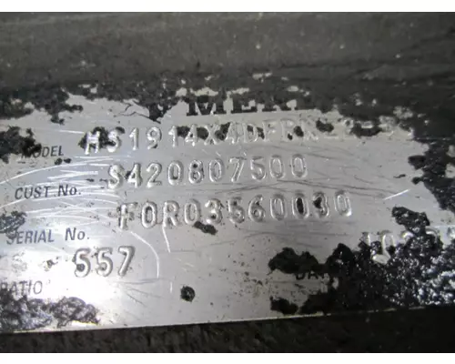 MERITOR-ROCKWELL MS1914X AXLE ASSEMBLY, REAR (REAR)