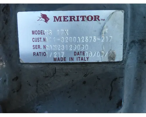 MERITOR-ROCKWELL MS2317H AXLE ASSEMBLY, REAR (REAR)