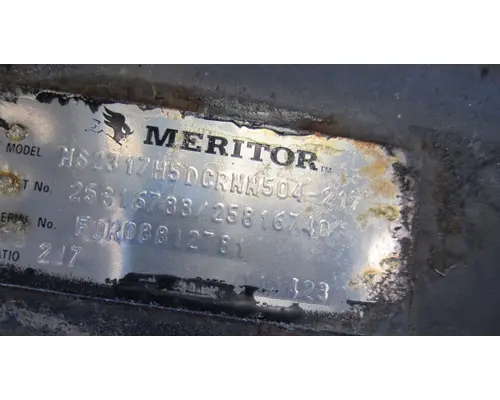 MERITOR-ROCKWELL MS2317H AXLE ASSEMBLY, REAR (REAR)