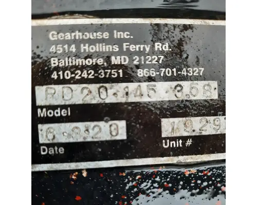 MERITOR-ROCKWELL RD20145R358 DIFFERENTIAL ASSEMBLY FRONT REAR