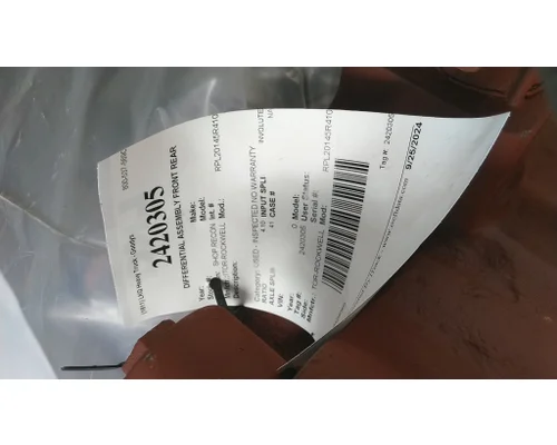 MERITOR-ROCKWELL RPL20145R410 DIFFERENTIAL ASSEMBLY FRONT REAR