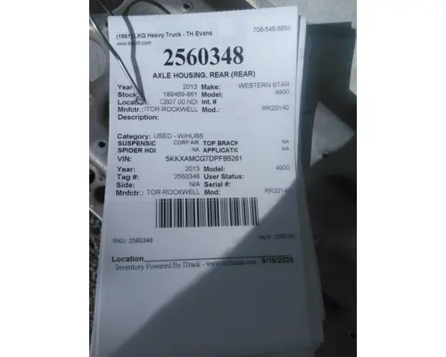 MERITOR-ROCKWELL RR20140 AXLE HOUSING, REAR (REAR)